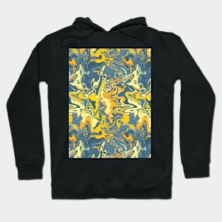 Lightning Strike Marble - Digital Paint Spill Hoodie